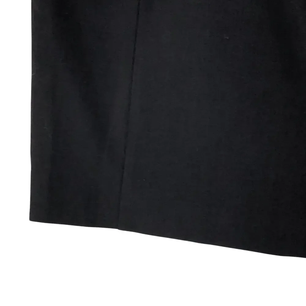 MM Lafleur Women Plus Size +3 US 24 Skirt Pencil Straight Stretch Side Zip Black